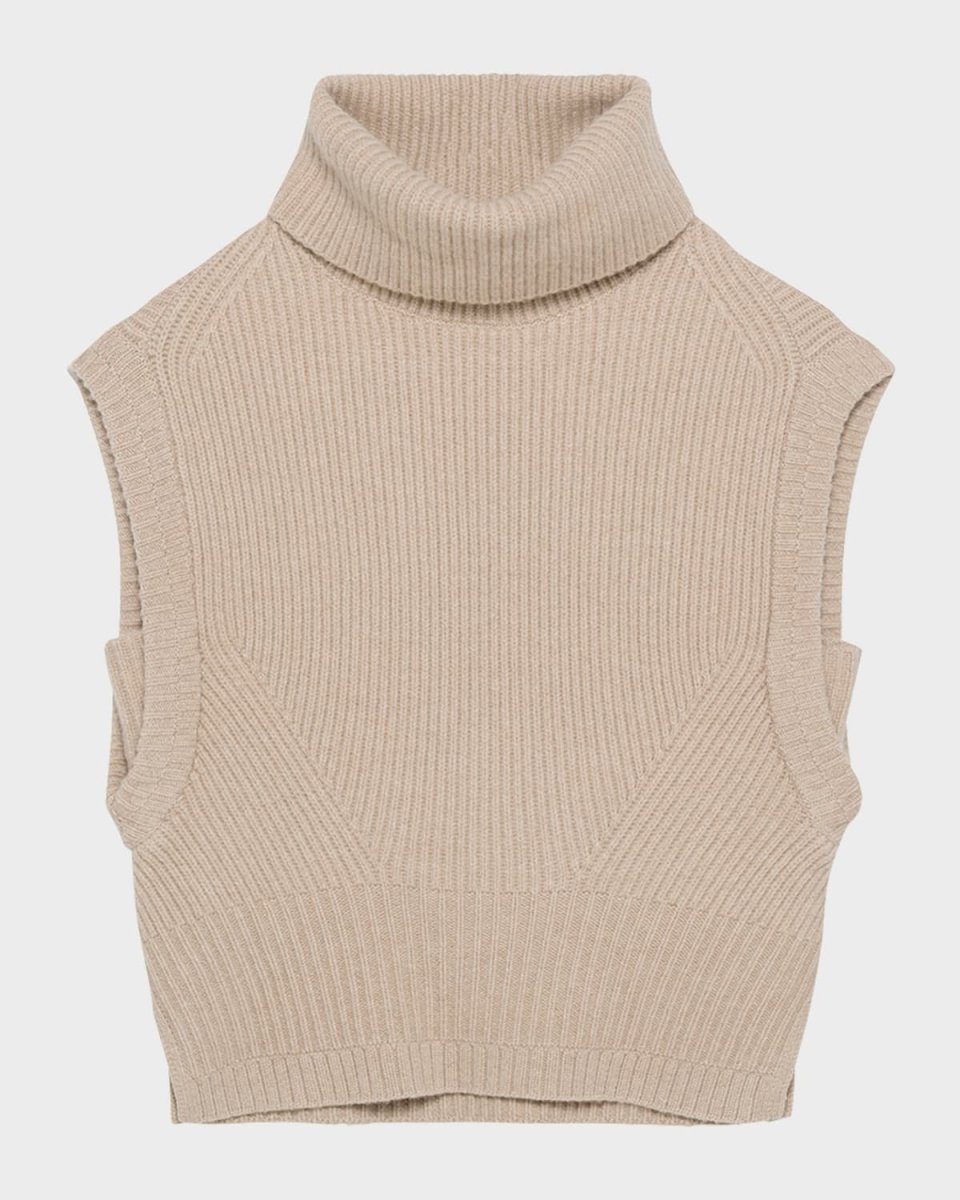 Maple Cashmere Turtleneck Sweater Vest